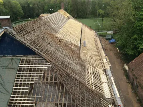 Renovatie rieten kap